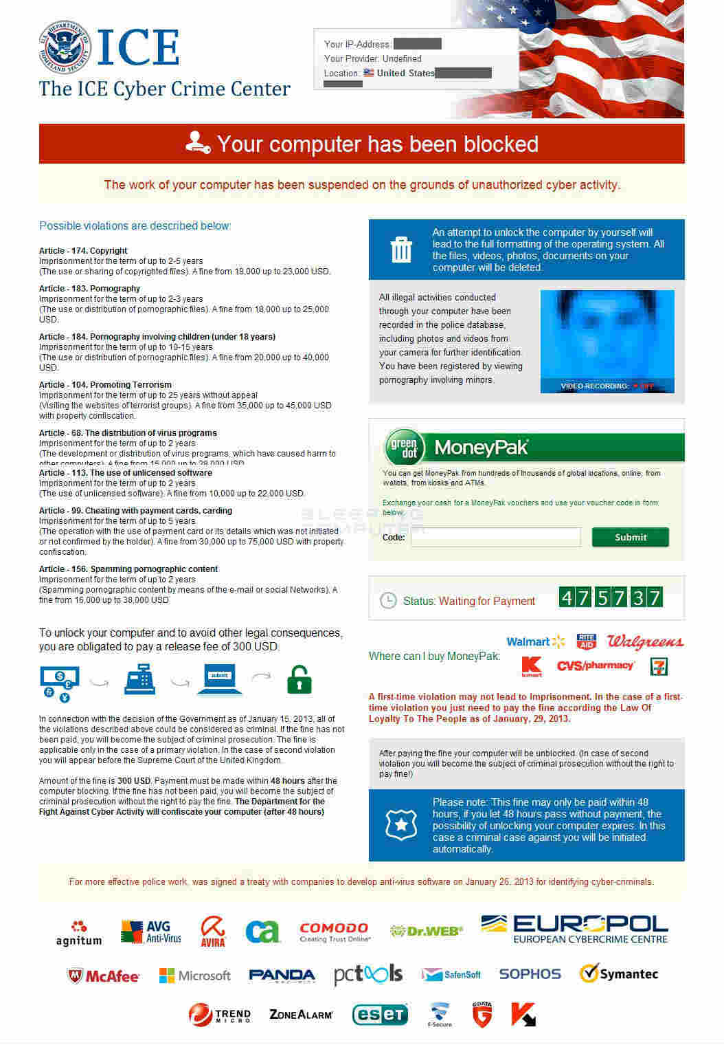 ICE Ransomware Image